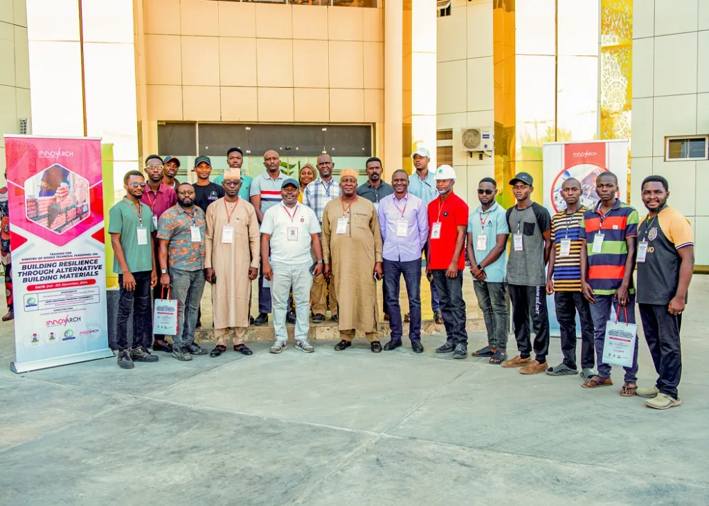 Innovarch capacity building team and partners in Nigeria